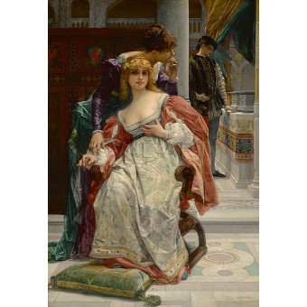 РЕПРОДУКЦИИ НА КАРТИНИ Красивата Порция (1886)